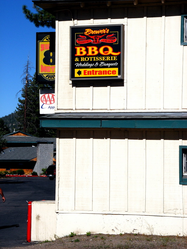 Menu for Brewer’s Branding Iron BBQ & Rotisserie in South Lake Tahoe, California