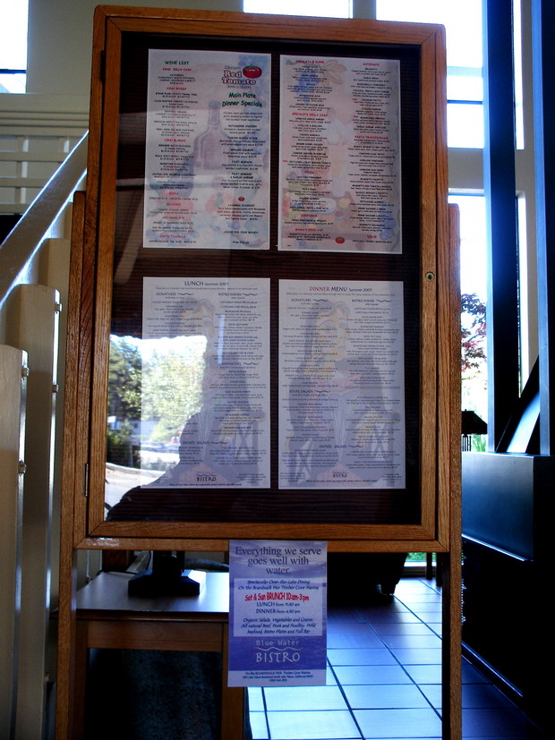 Menu for Mama’s Red Tomato in South Lake Tahoe, California